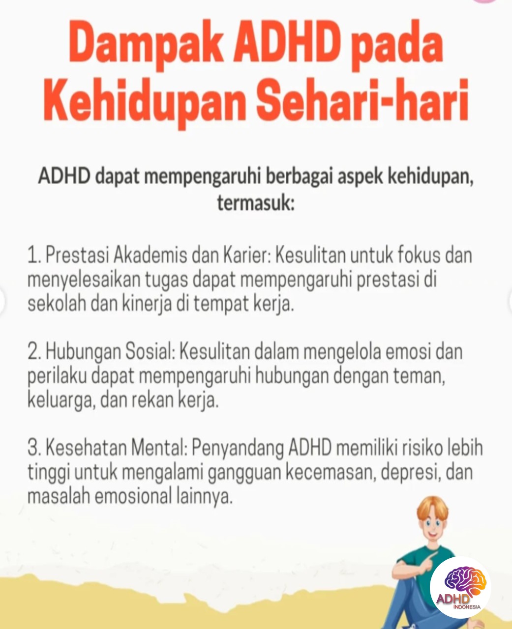ADHD dan Hubungan Sosial Anak di Lingkungan Sekolah di Kabupaten Jombang