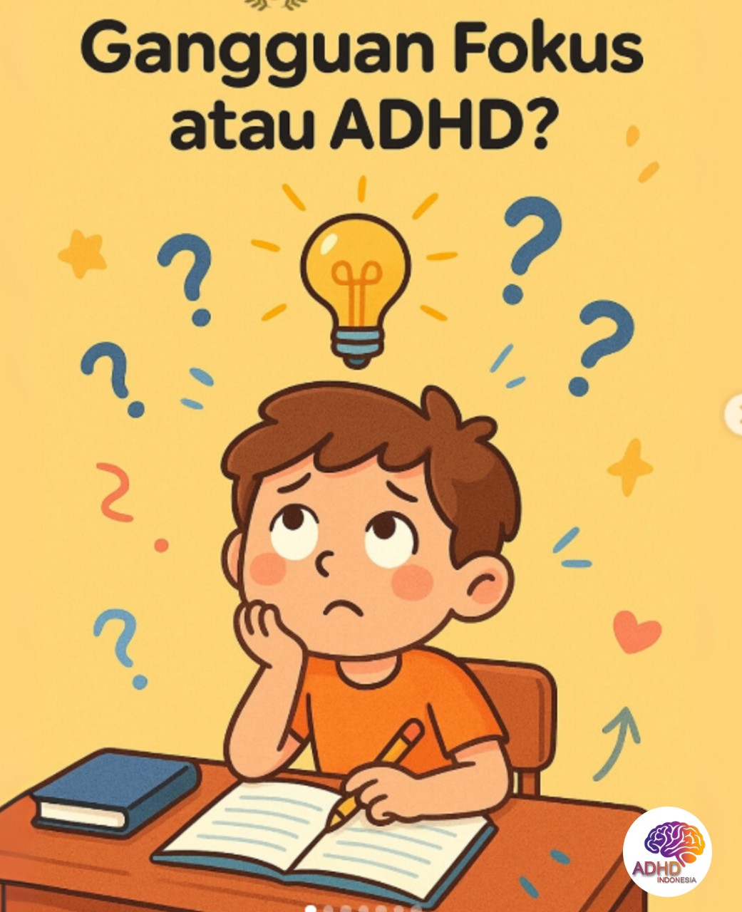 ADHD dan Kesulitan Fokus Anak: Edukasi untuk Keluarga di Kabupaten Jombang