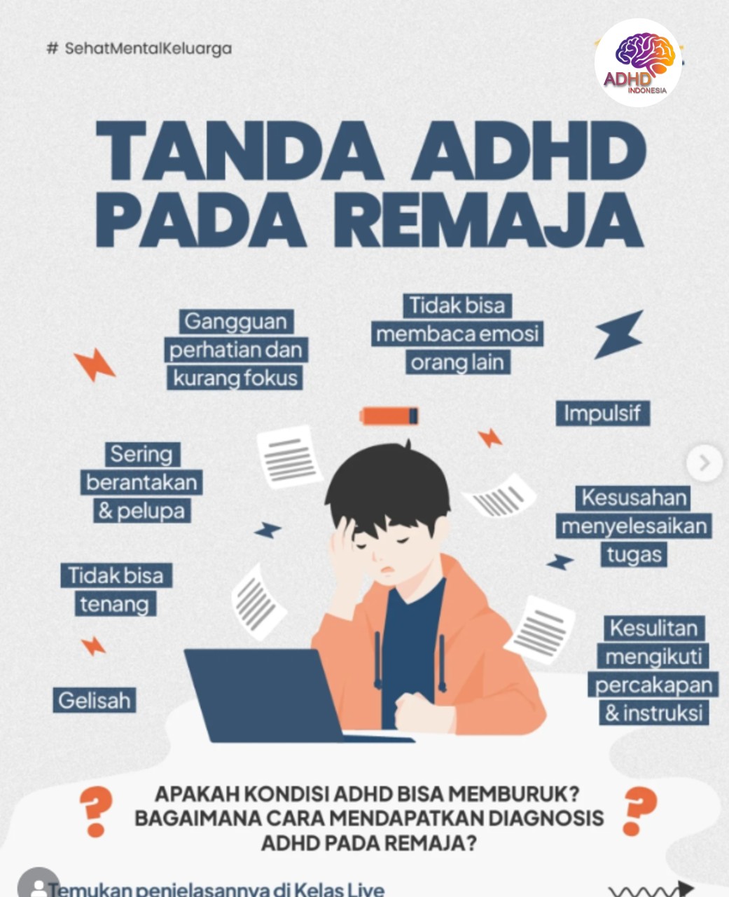 Screening ADHD Non-Diagnostik: Edukasi Awal bagi Orang Tua di Kabupaten Jombang